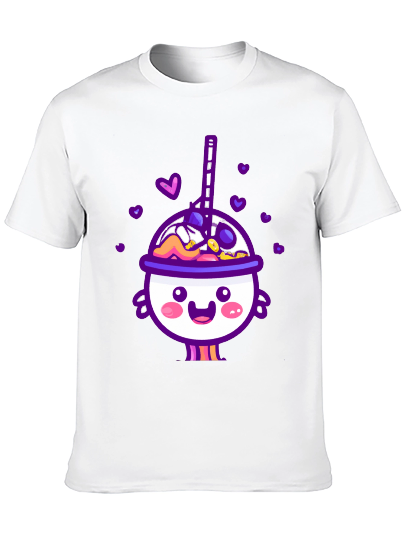Cute Kawaii Drink Graphic T-Shirt