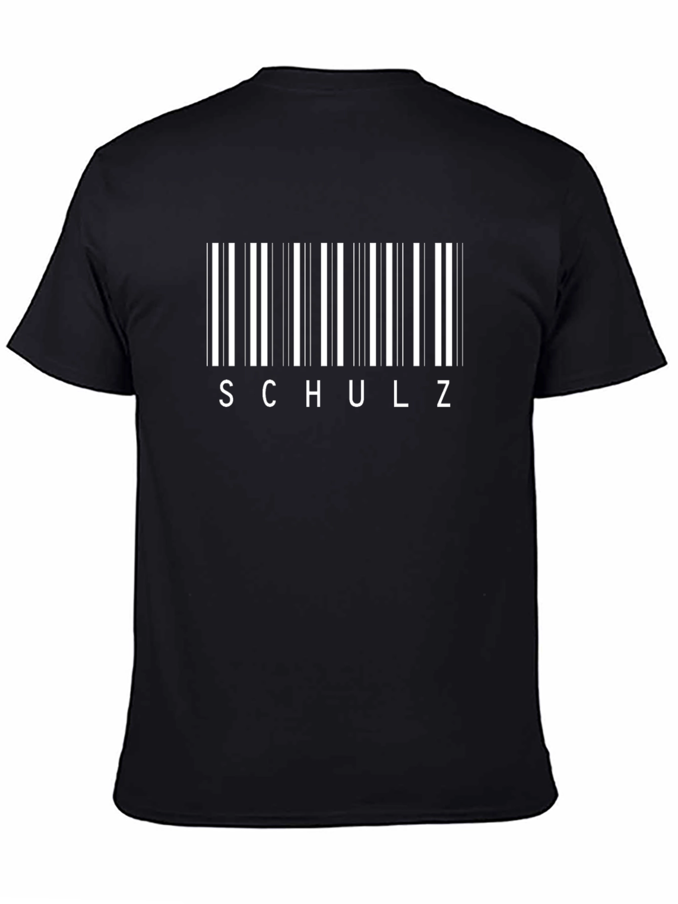 SCHULZ Barcode Graphic T-Shirt - Unique Design Casual Style