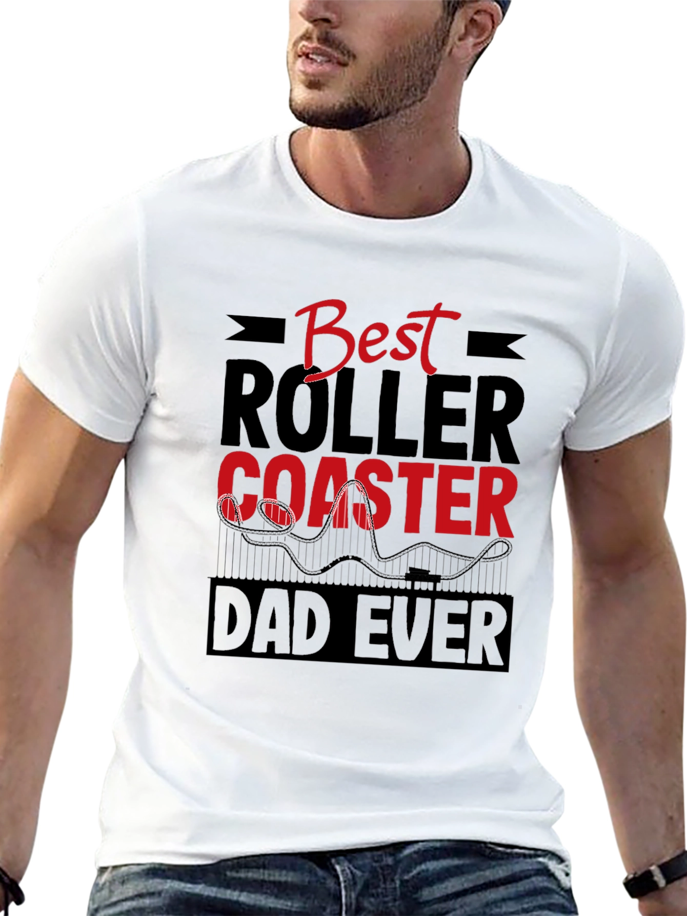 Best Roller Coaster Dad Ever T-Shirt