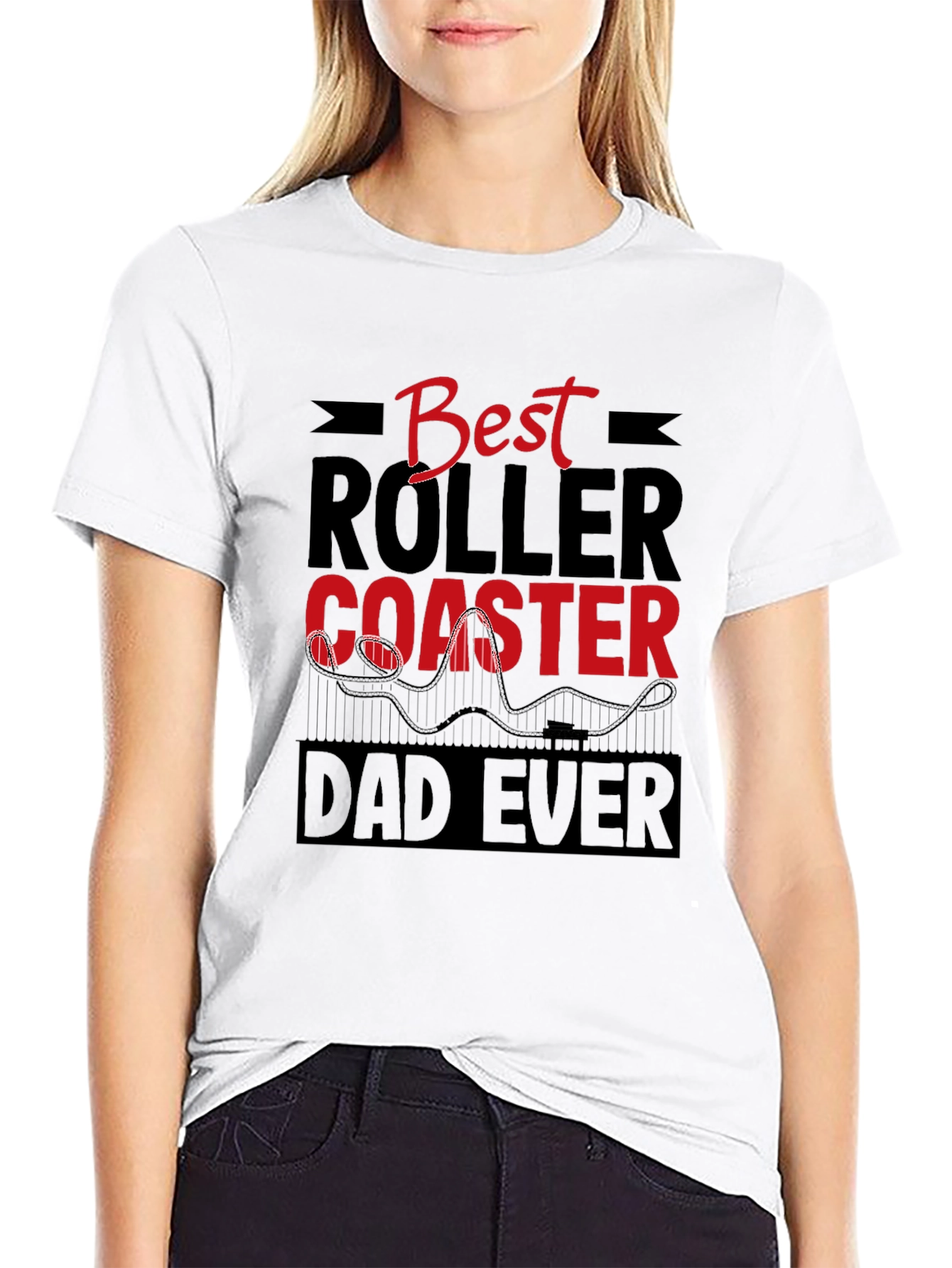 Best Roller Coaster Dad Ever T-Shirt