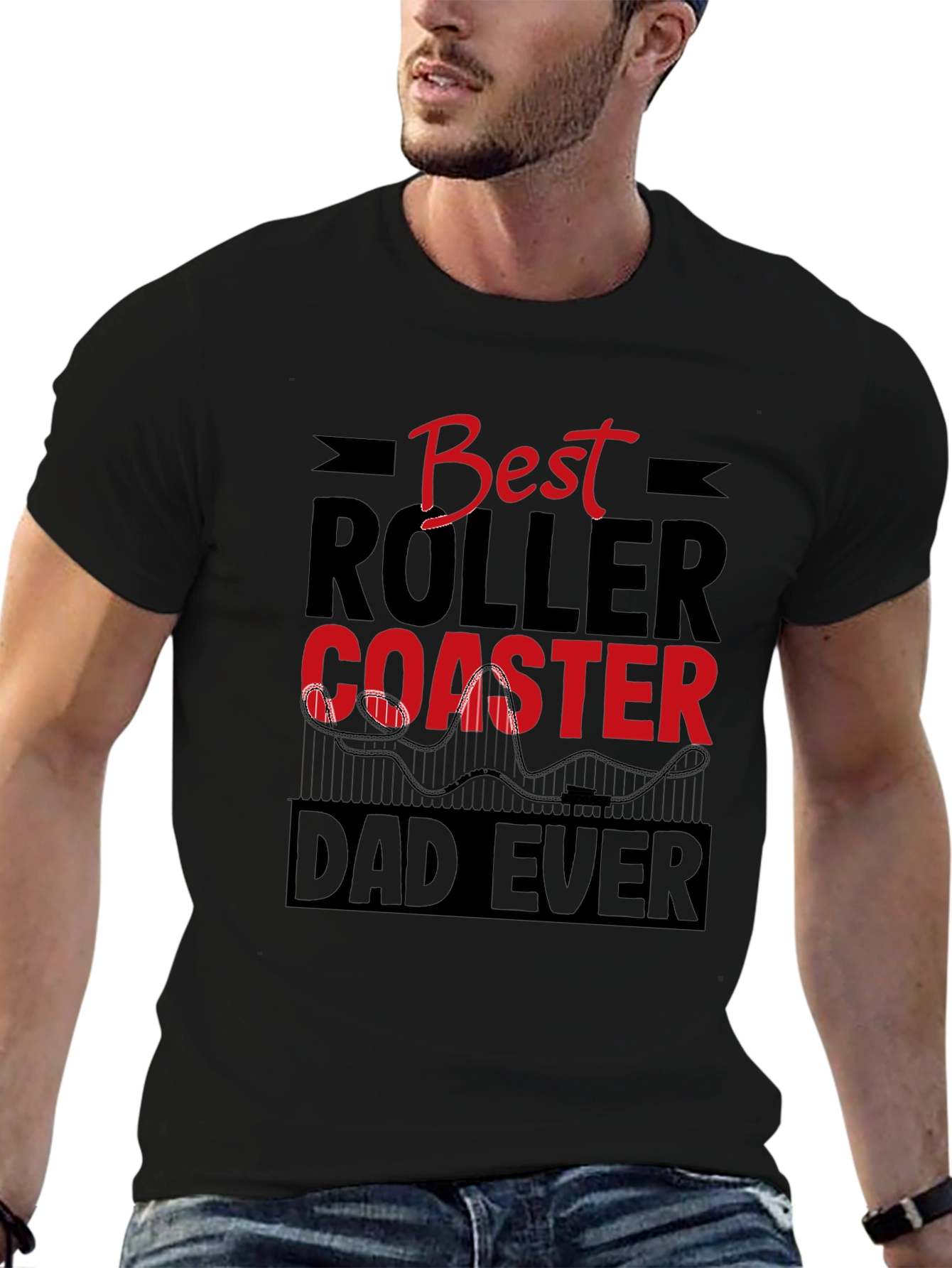 Best Roller Coaster Dad Ever T-Shirt