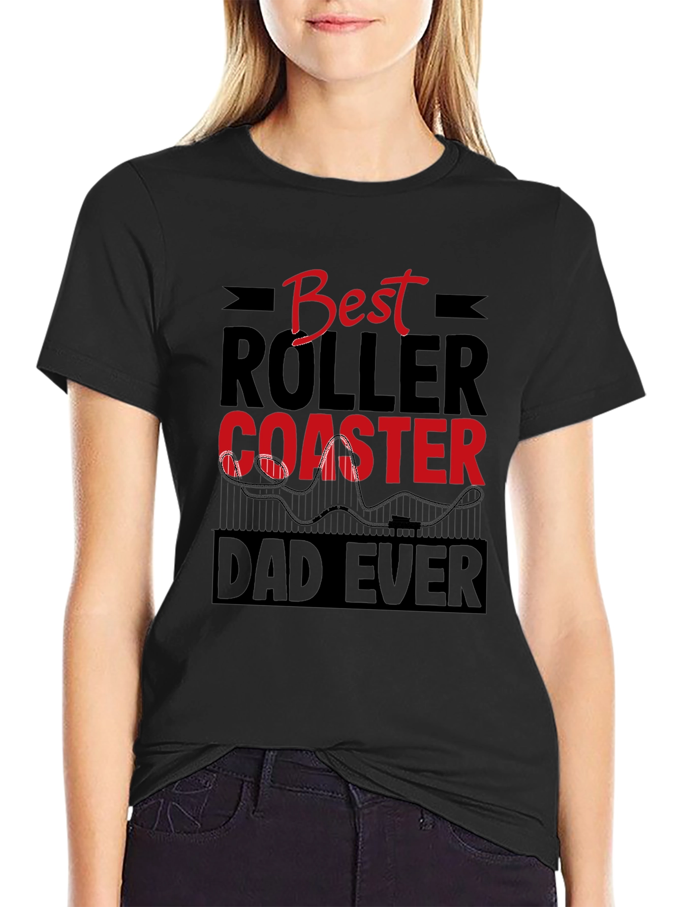 Best Roller Coaster Dad Ever T-Shirt