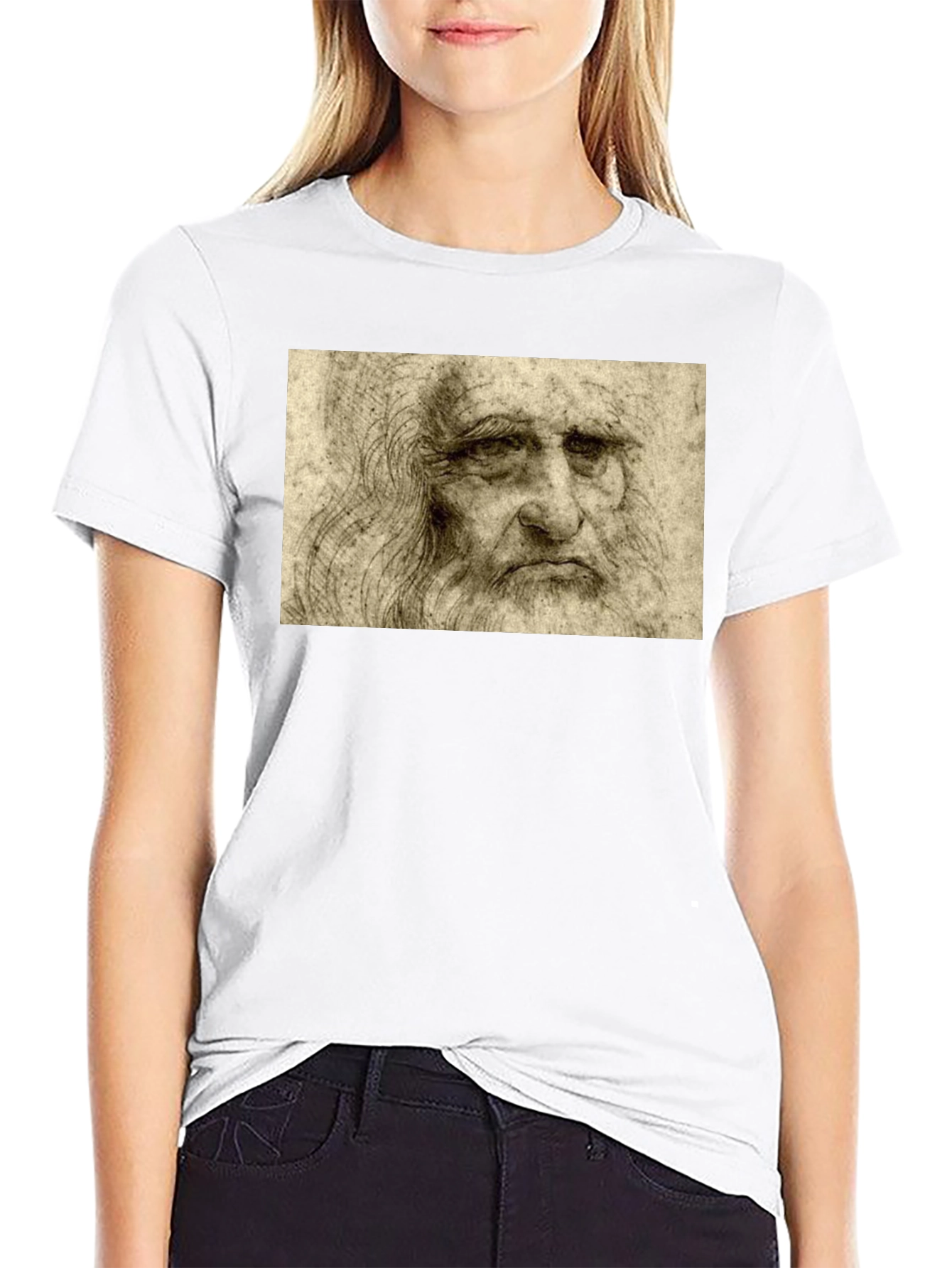 Leonardo da Vinci Self Portrait T-Shirt