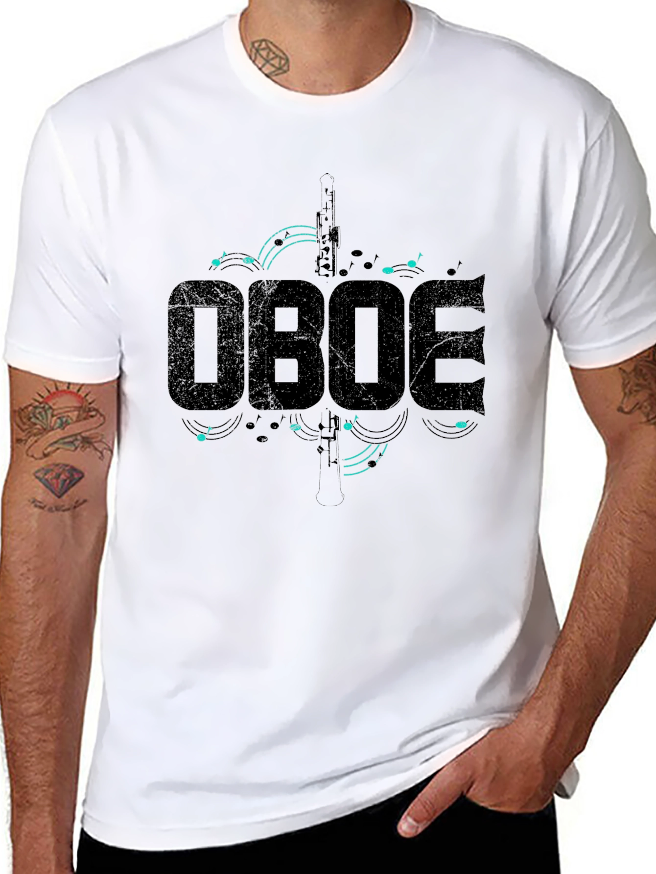 Oboe Music T-Shirt | Musicians Tee