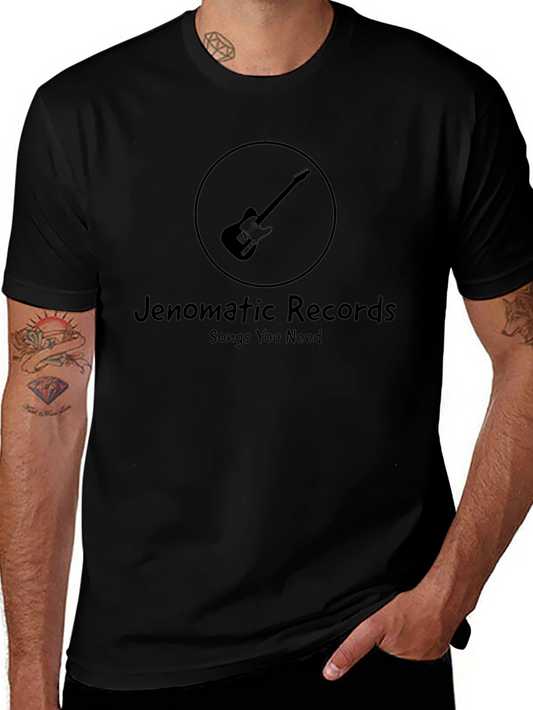 Jenomatic Records Black T-Shirt - Songs You Need