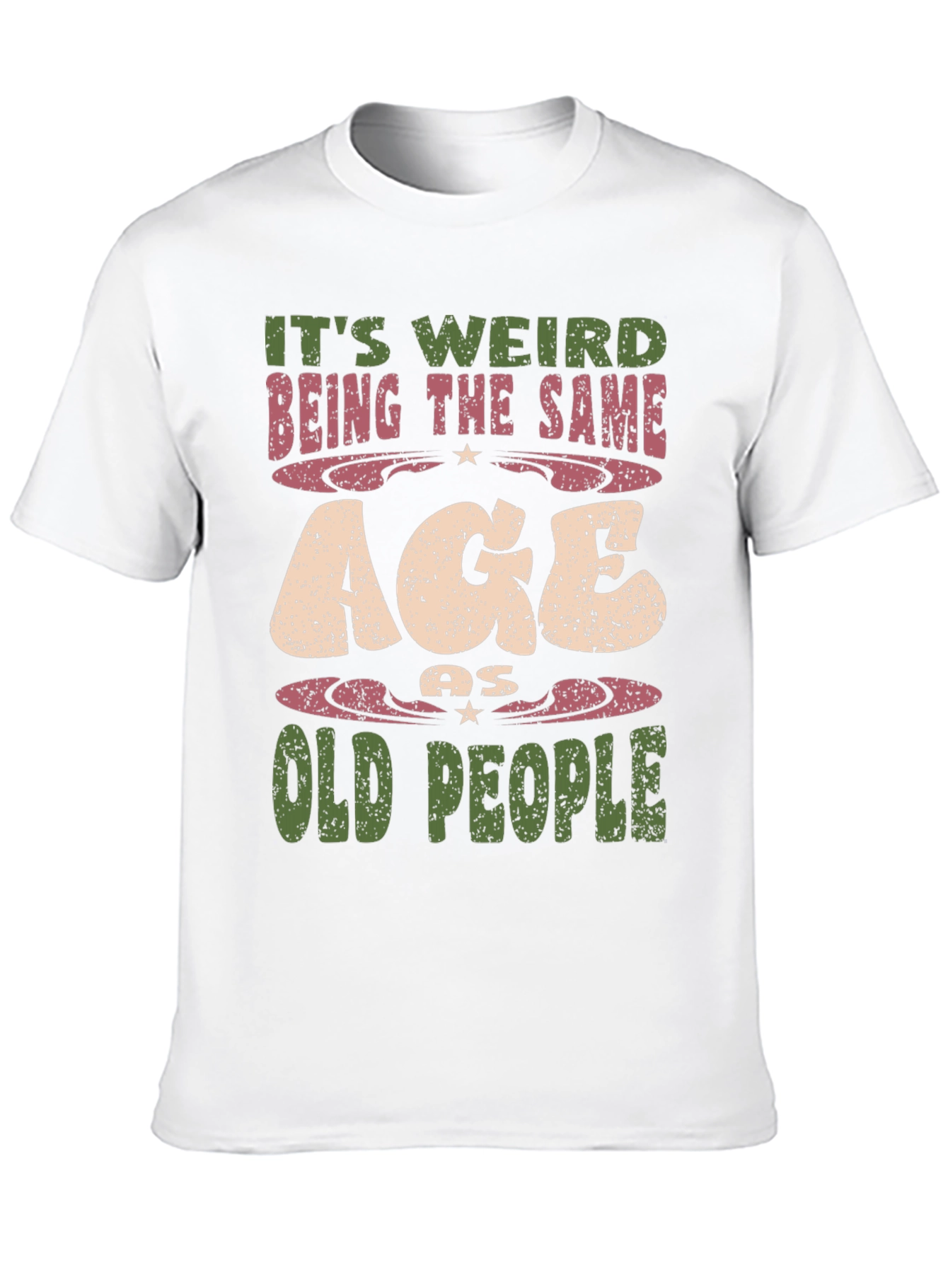 Funny Old People Graphic T-Shirt