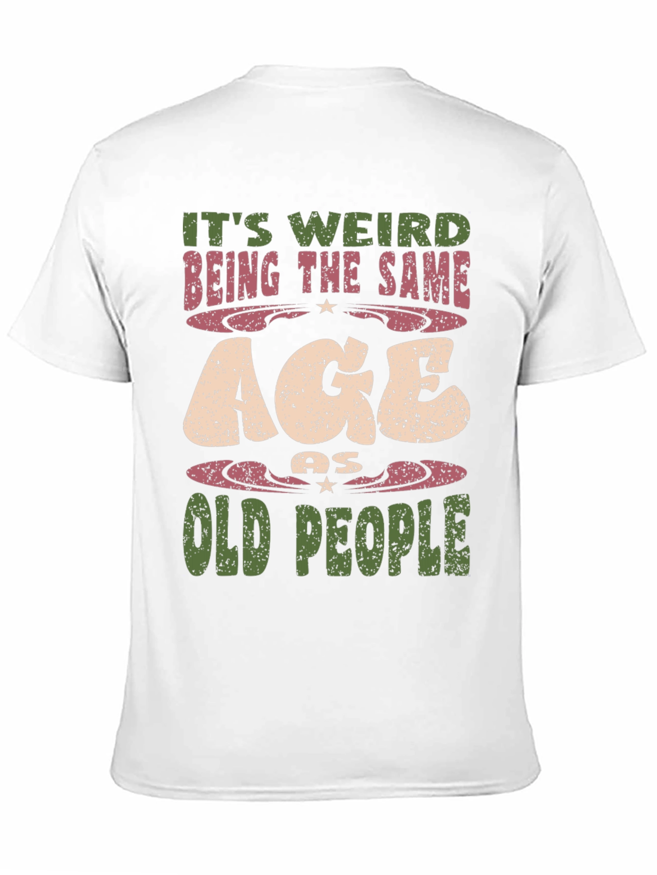 Funny Old People Graphic T-Shirt