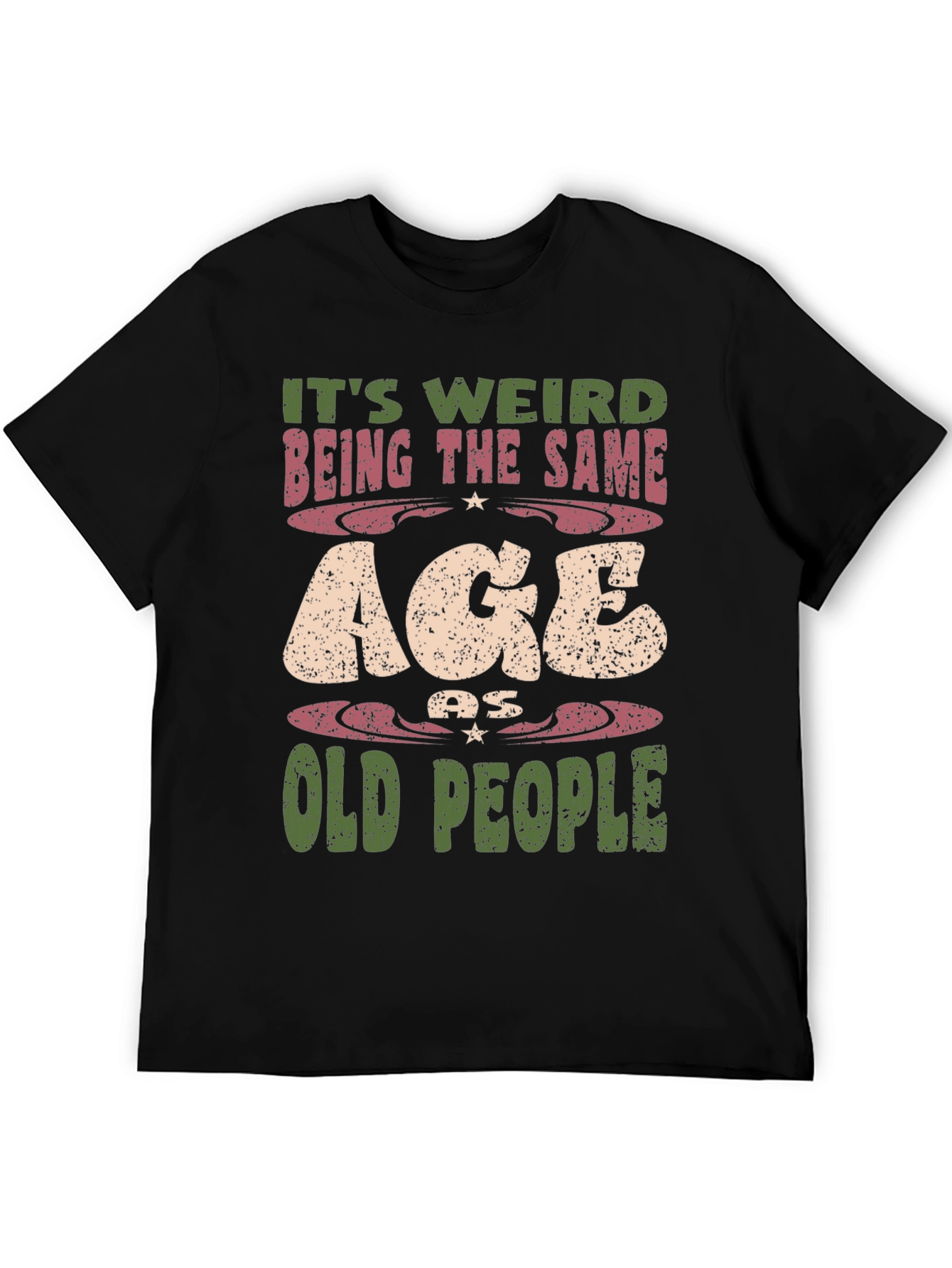 Funny Old People Graphic T-Shirt