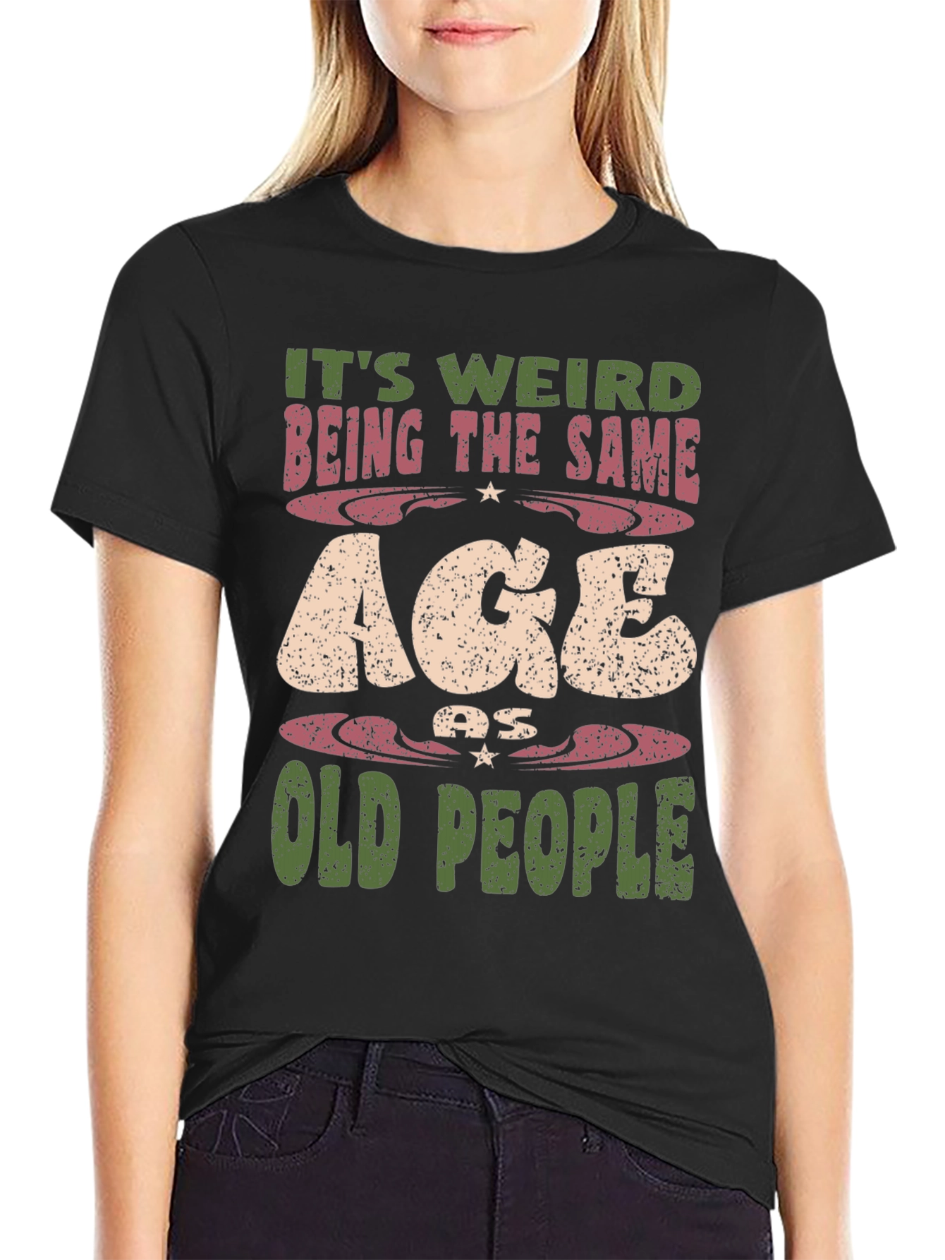 Funny Old People Graphic T-Shirt