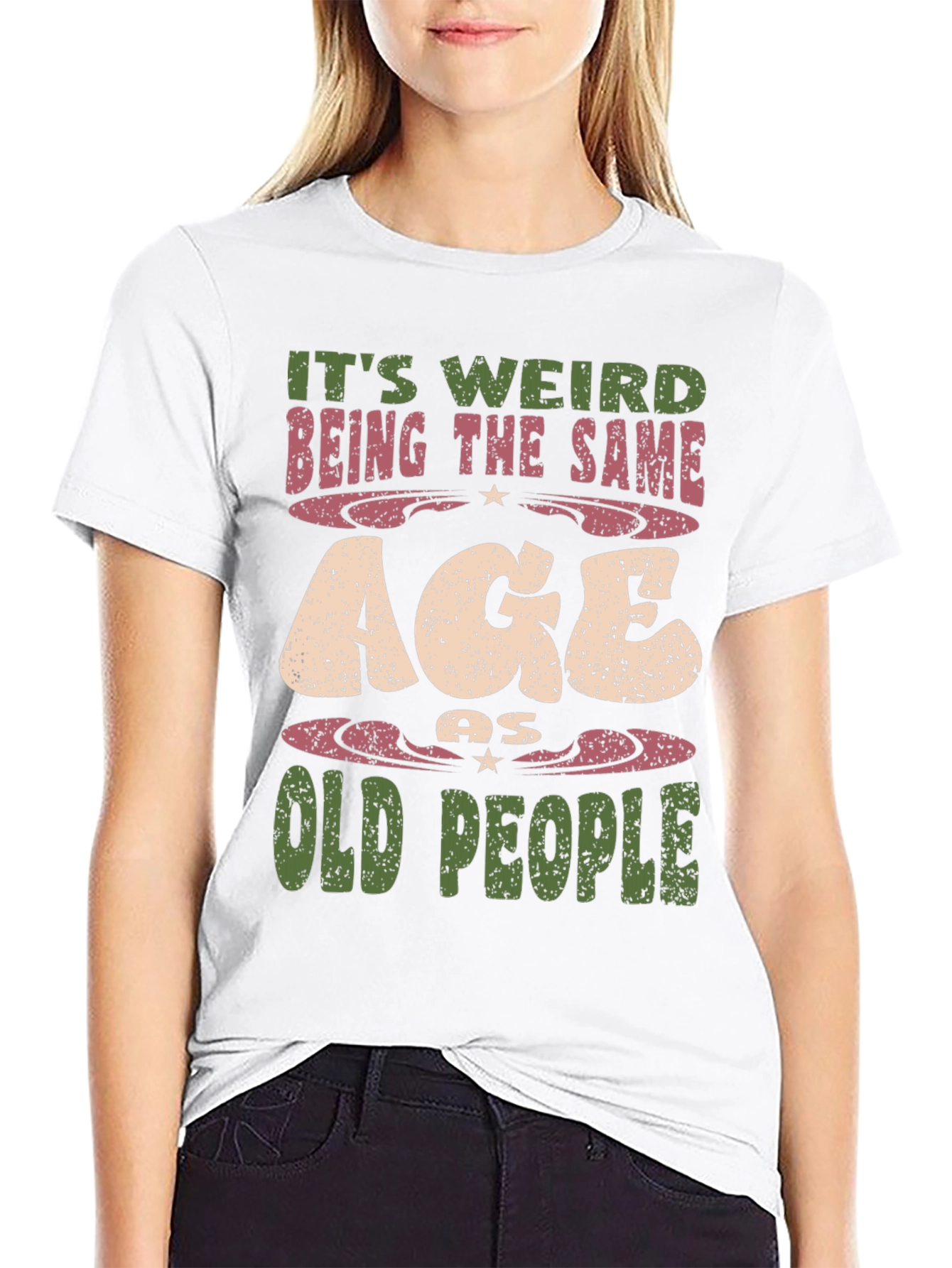 Funny Old People Graphic T-Shirt