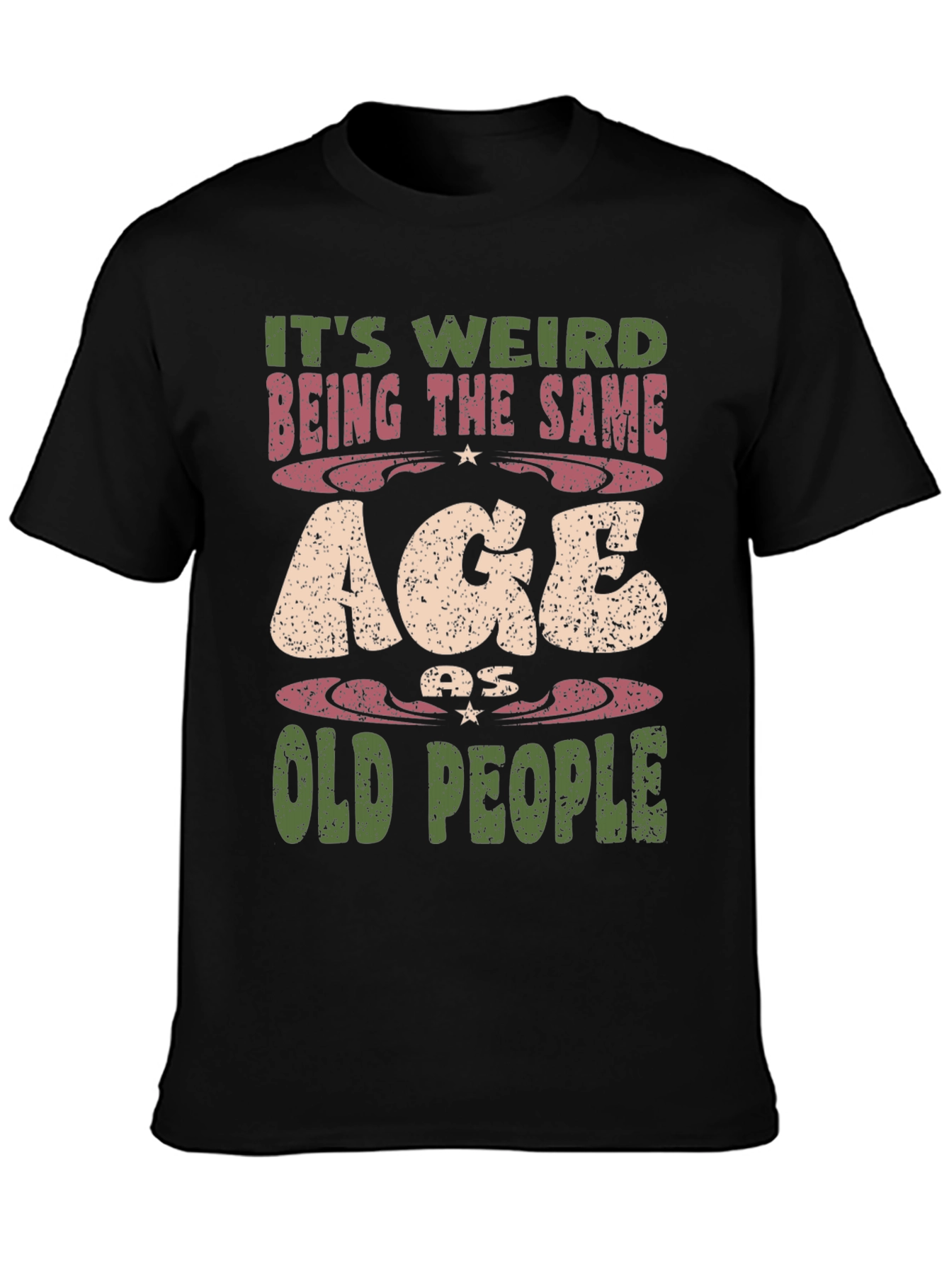 Funny Old People Graphic T-Shirt