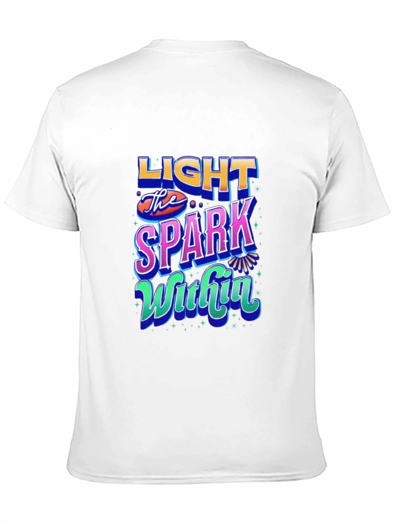 Light the Spark Within Graphic Tee - Black