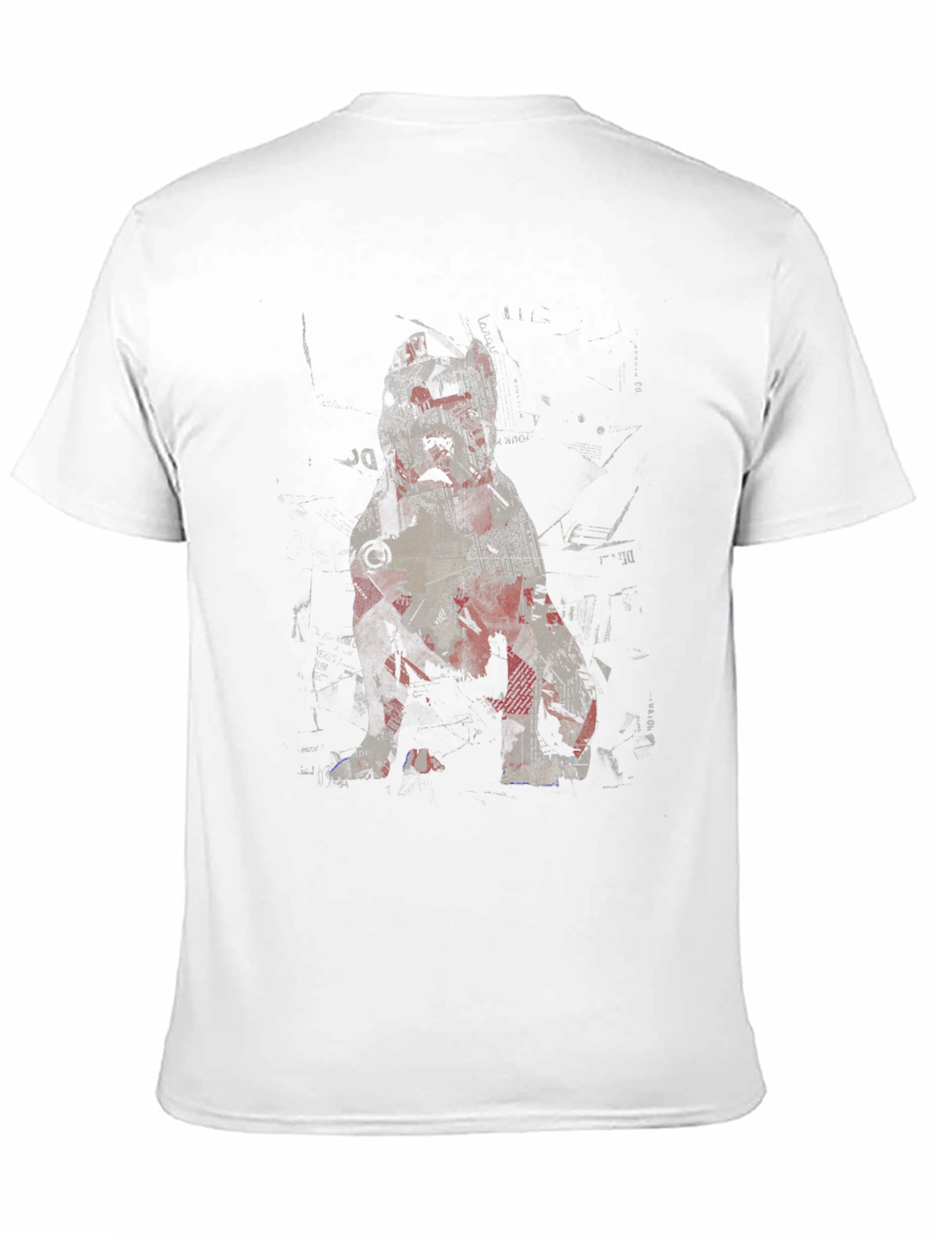 Dog Print T-Shirt - Black