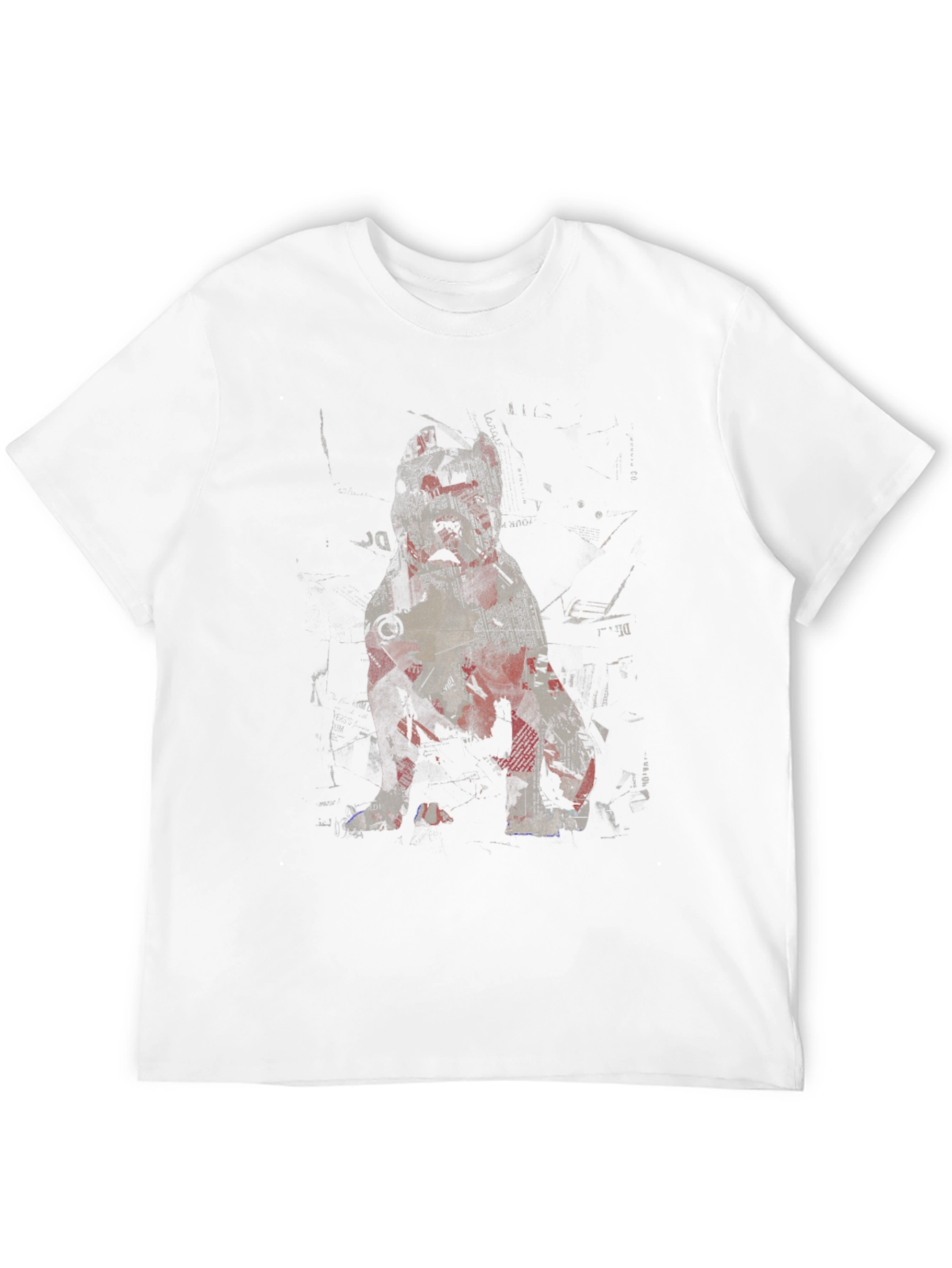 Dog Print T-Shirt - Black