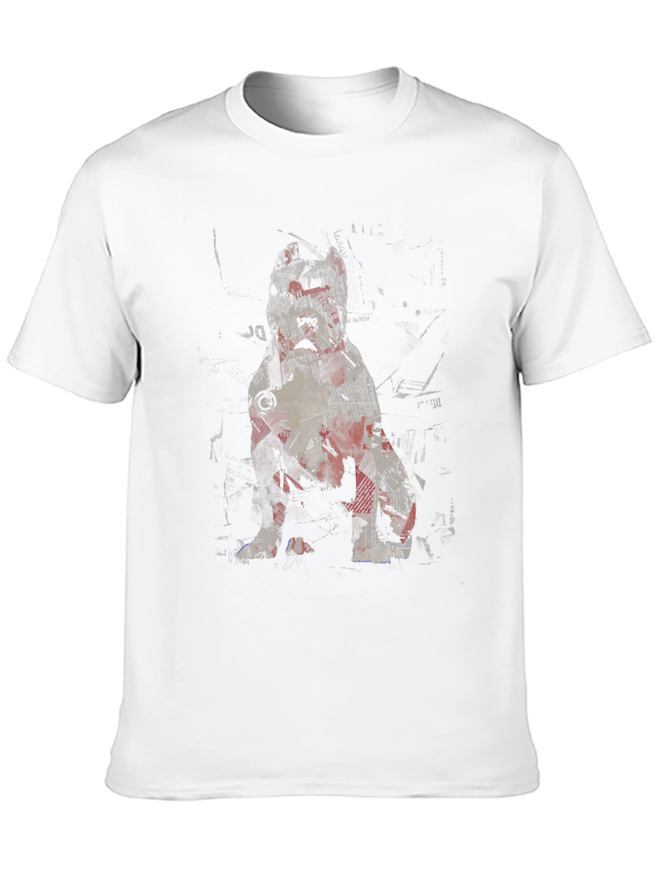 Dog Print T-Shirt - Black