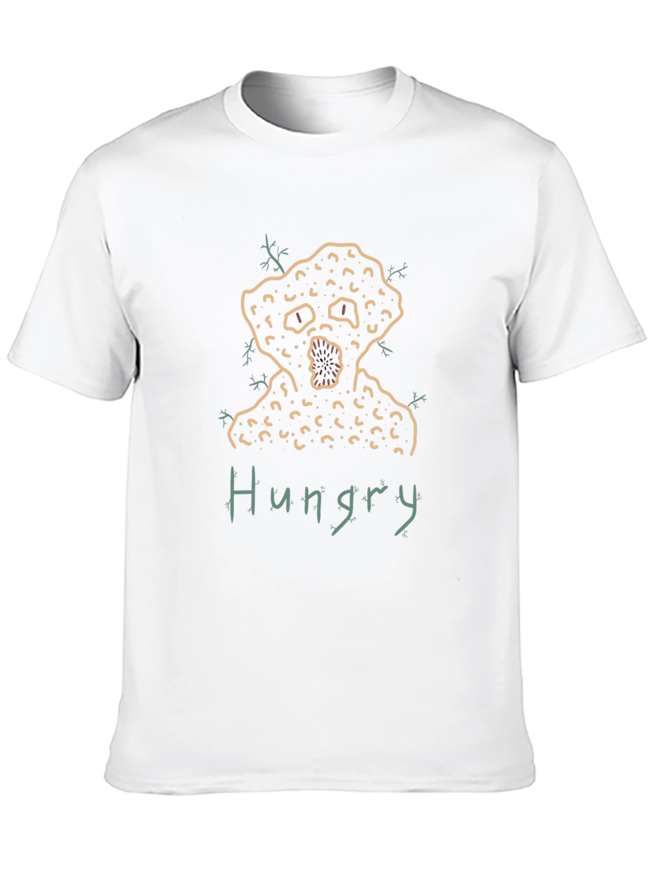 Hungry Monster Graphic Tee - Mens Black T-Shirt