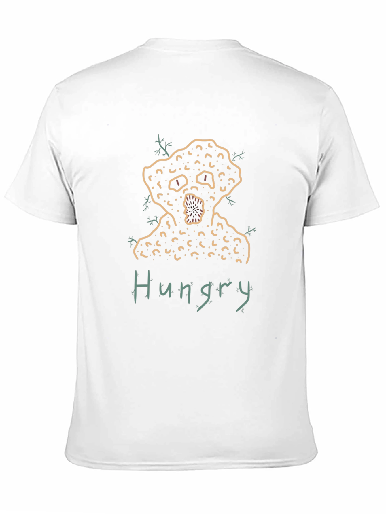 Hungry Monster Graphic Tee - Mens Black T-Shirt