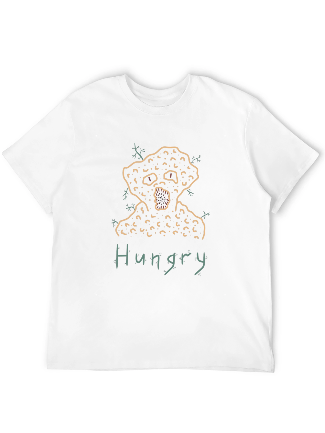 Hungry Monster Graphic Tee - Mens Black T-Shirt