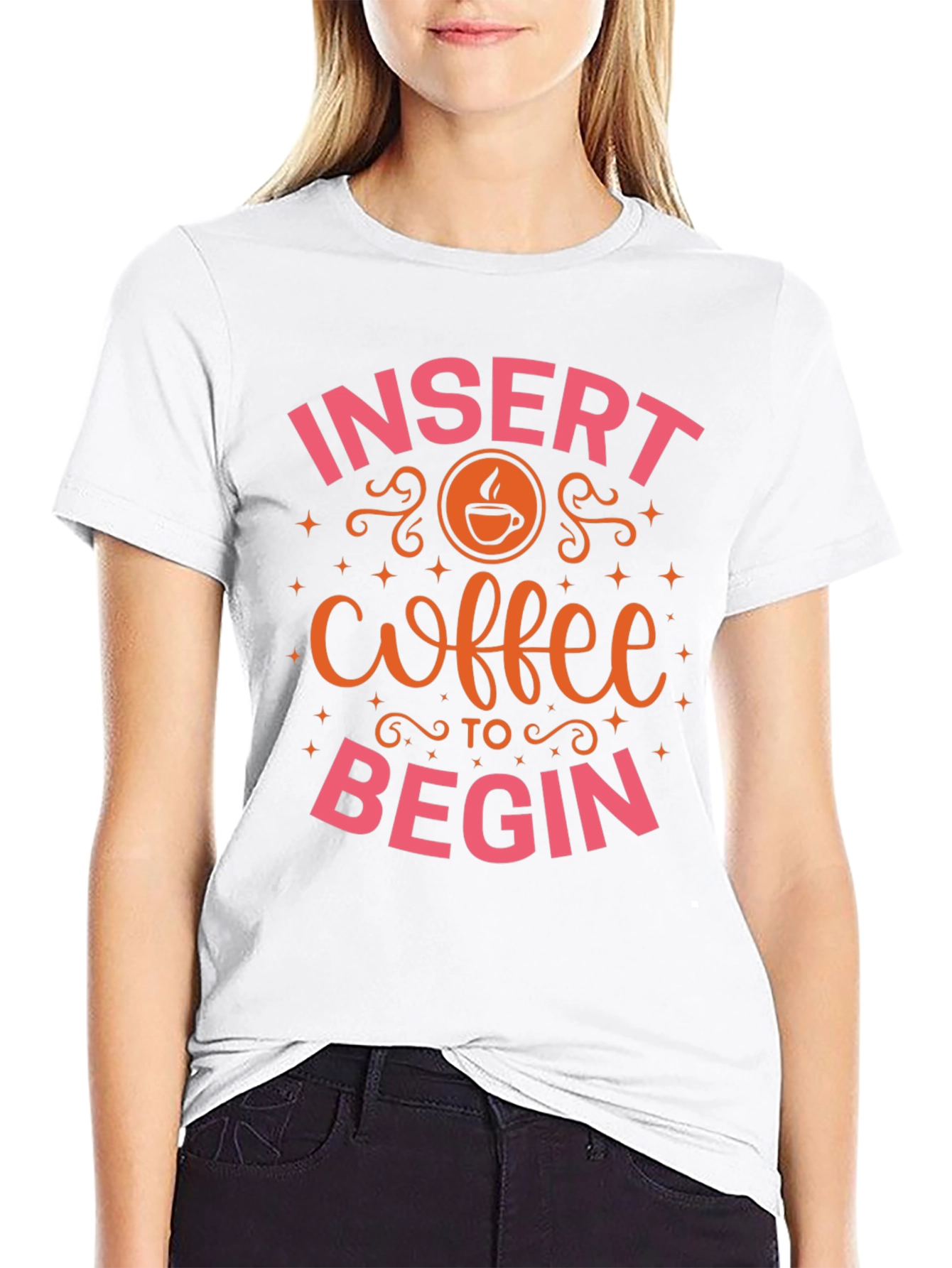 Insert Coffee to Begin T-Shirt