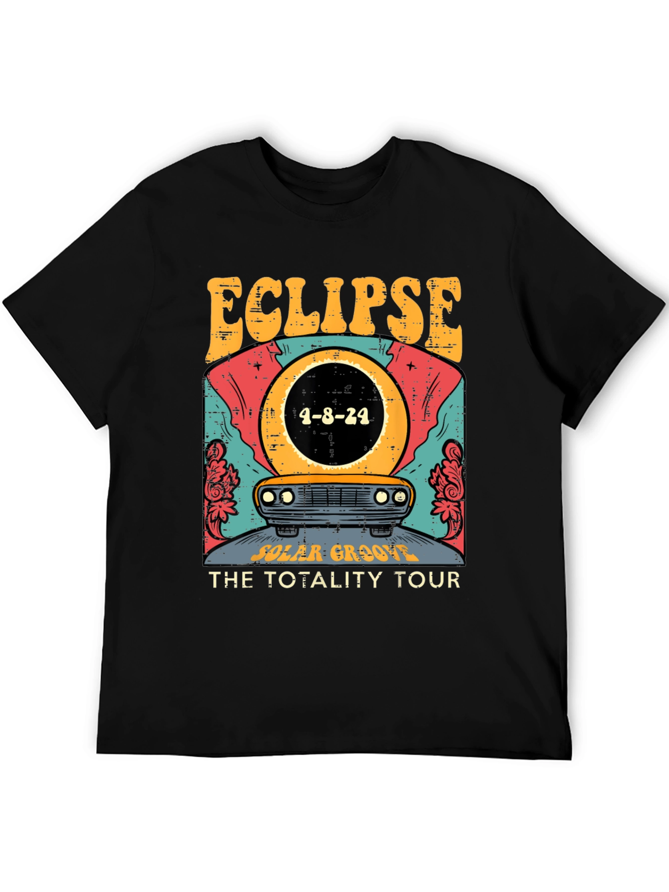 Eclipse Total Solar Tour 2024 Graphic Tee