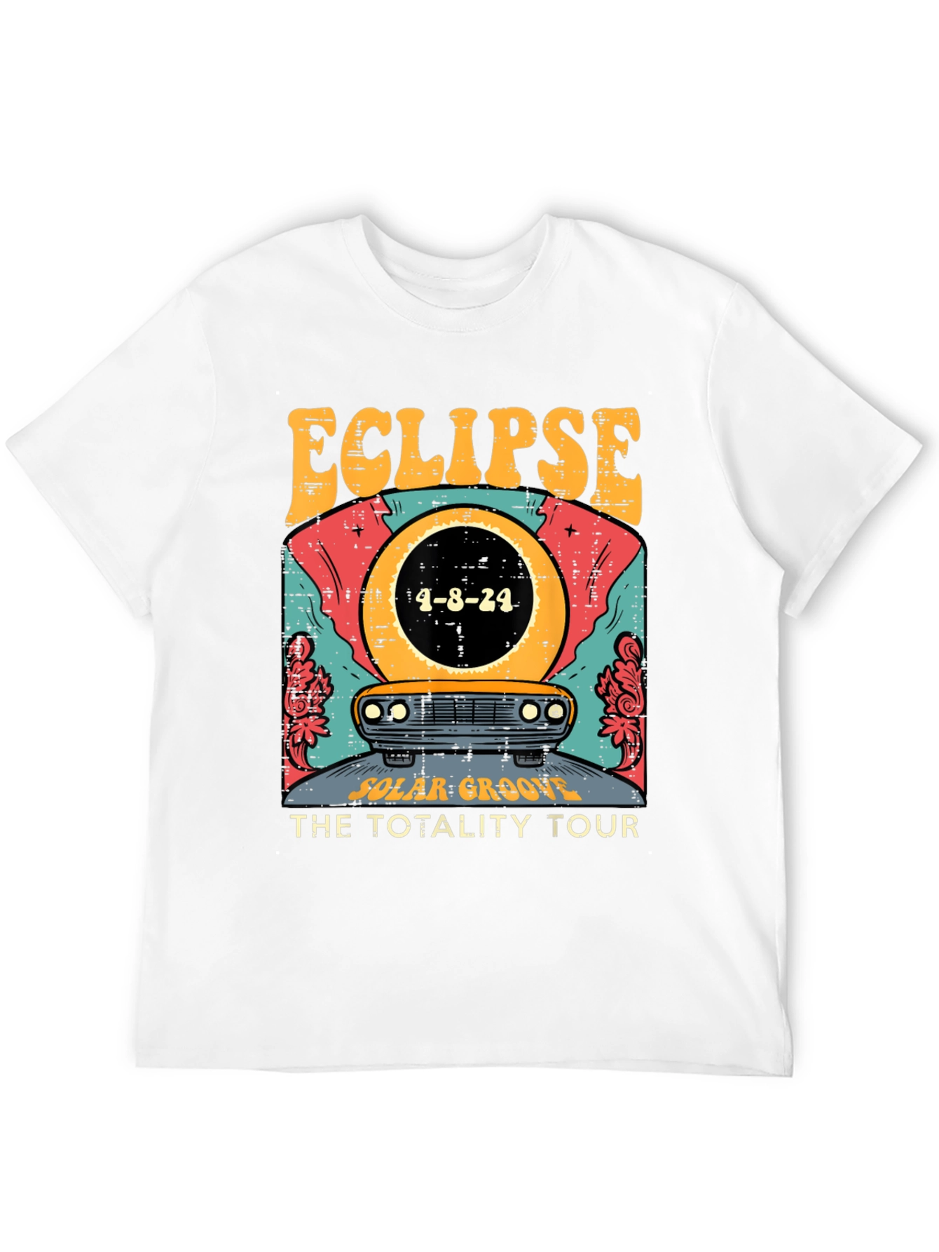 Eclipse Total Solar Tour 2024 Graphic Tee