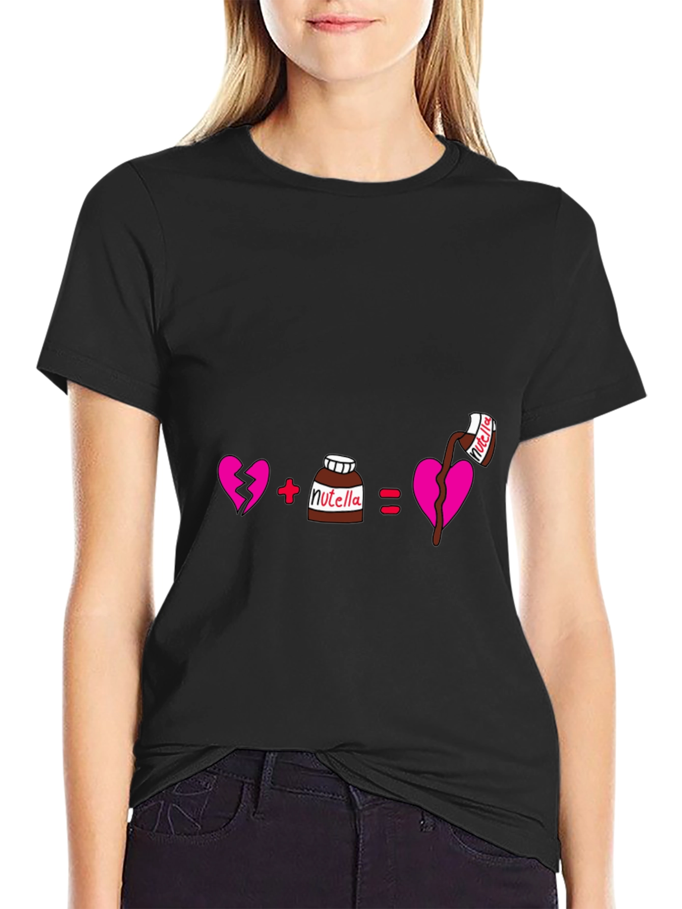 Nutella Love Equation T-Shirt - Funny Graphic Tee
