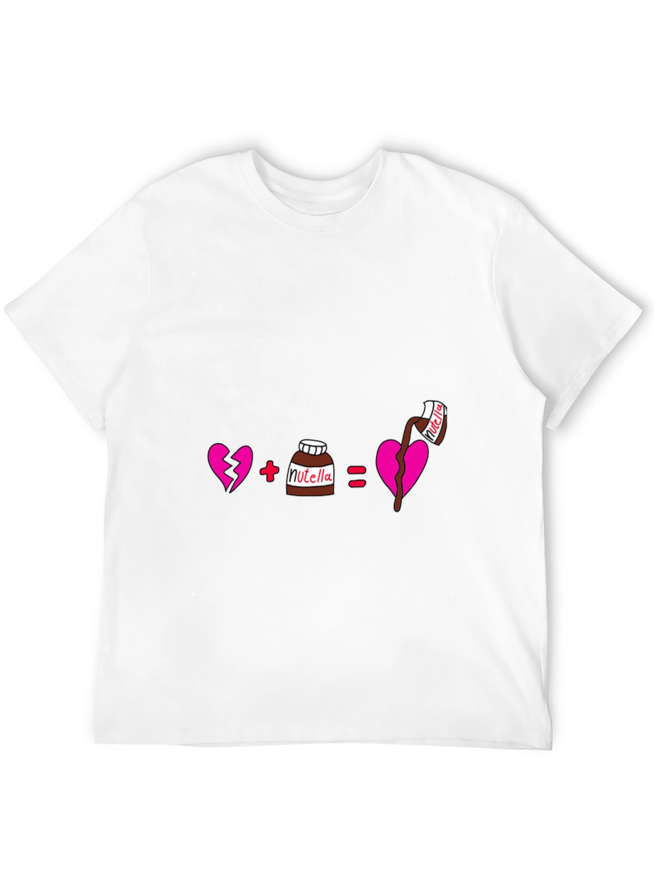 Nutella Love Equation T-Shirt - Funny Graphic Tee