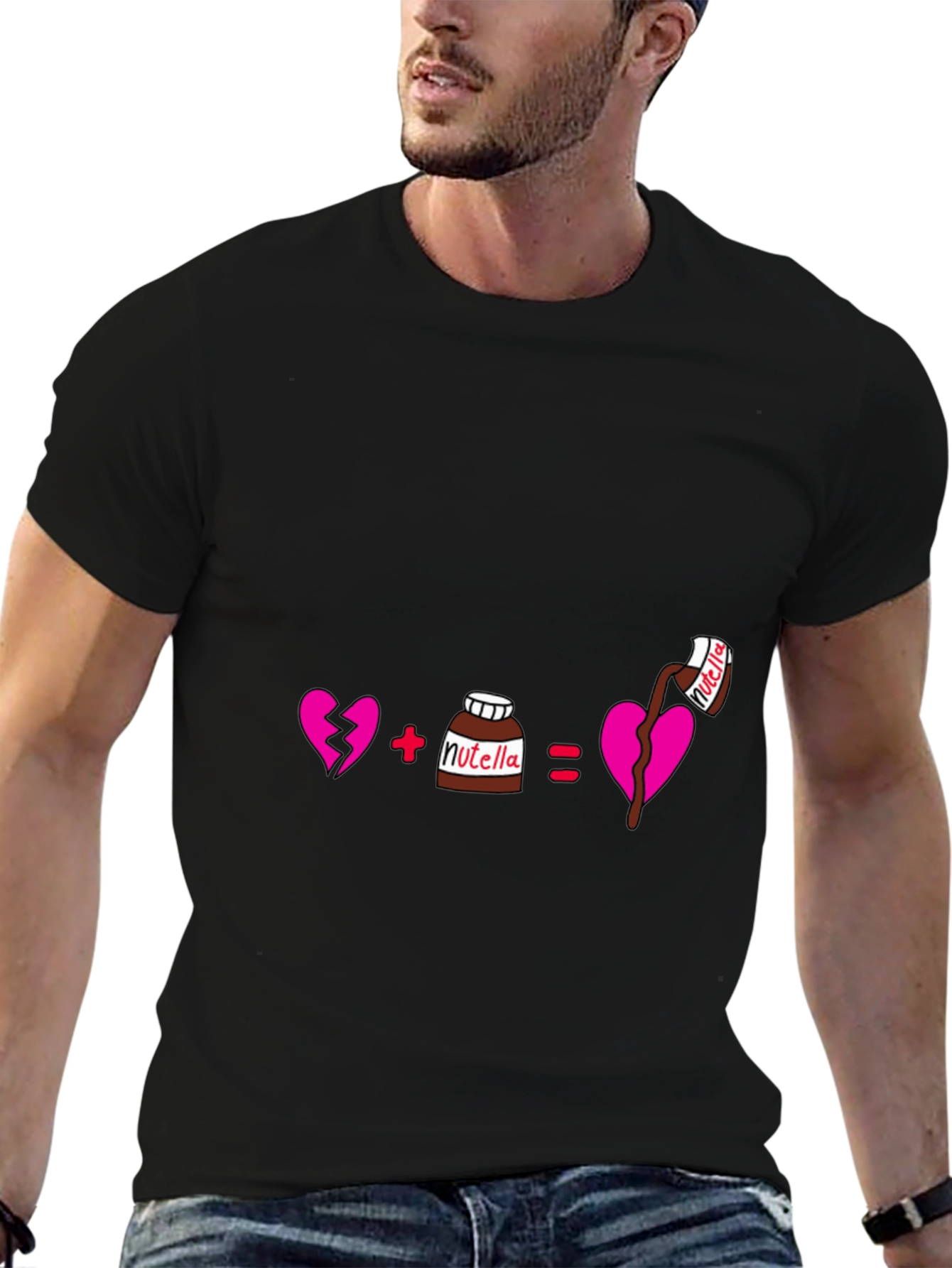 Nutella Love Equation T-Shirt - Funny Graphic Tee