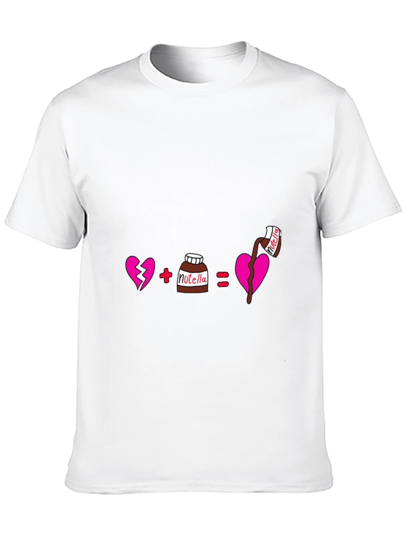 Nutella Love Equation T-Shirt - Funny Graphic Tee