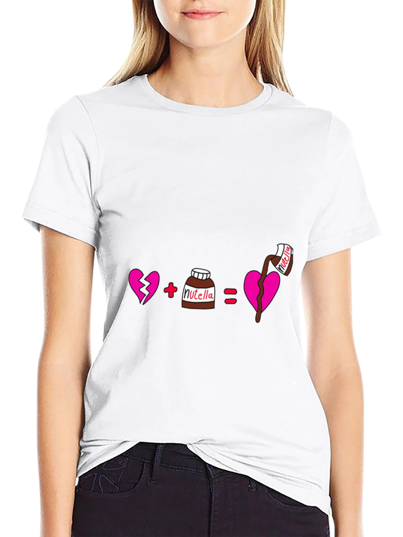 Nutella Love Equation T-Shirt - Funny Graphic Tee