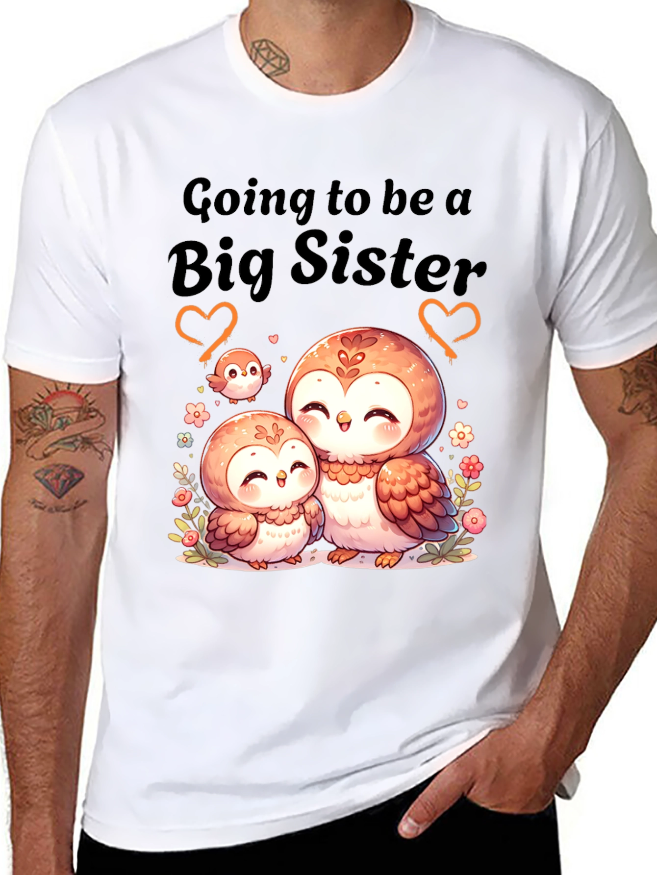 Big Sister Owl T-Shirt