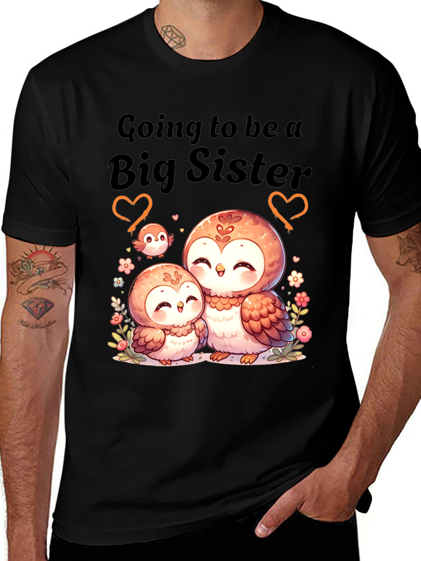 Big Sister Owl T-Shirt