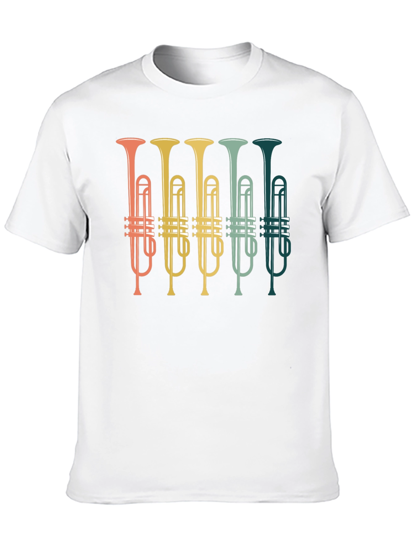 Retro Trumpet T-Shirt - Musician Gift