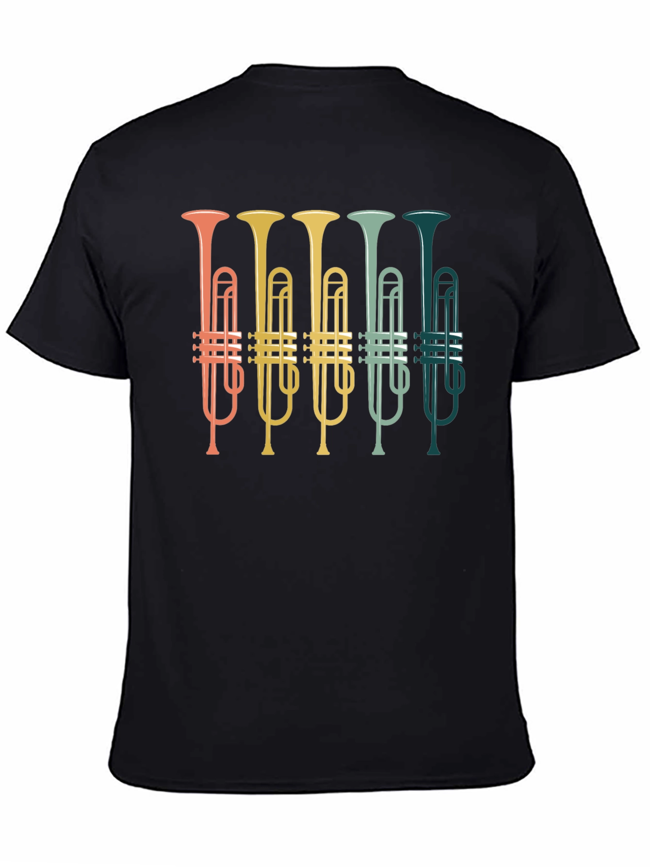 Retro Trumpet T-Shirt - Musician Gift