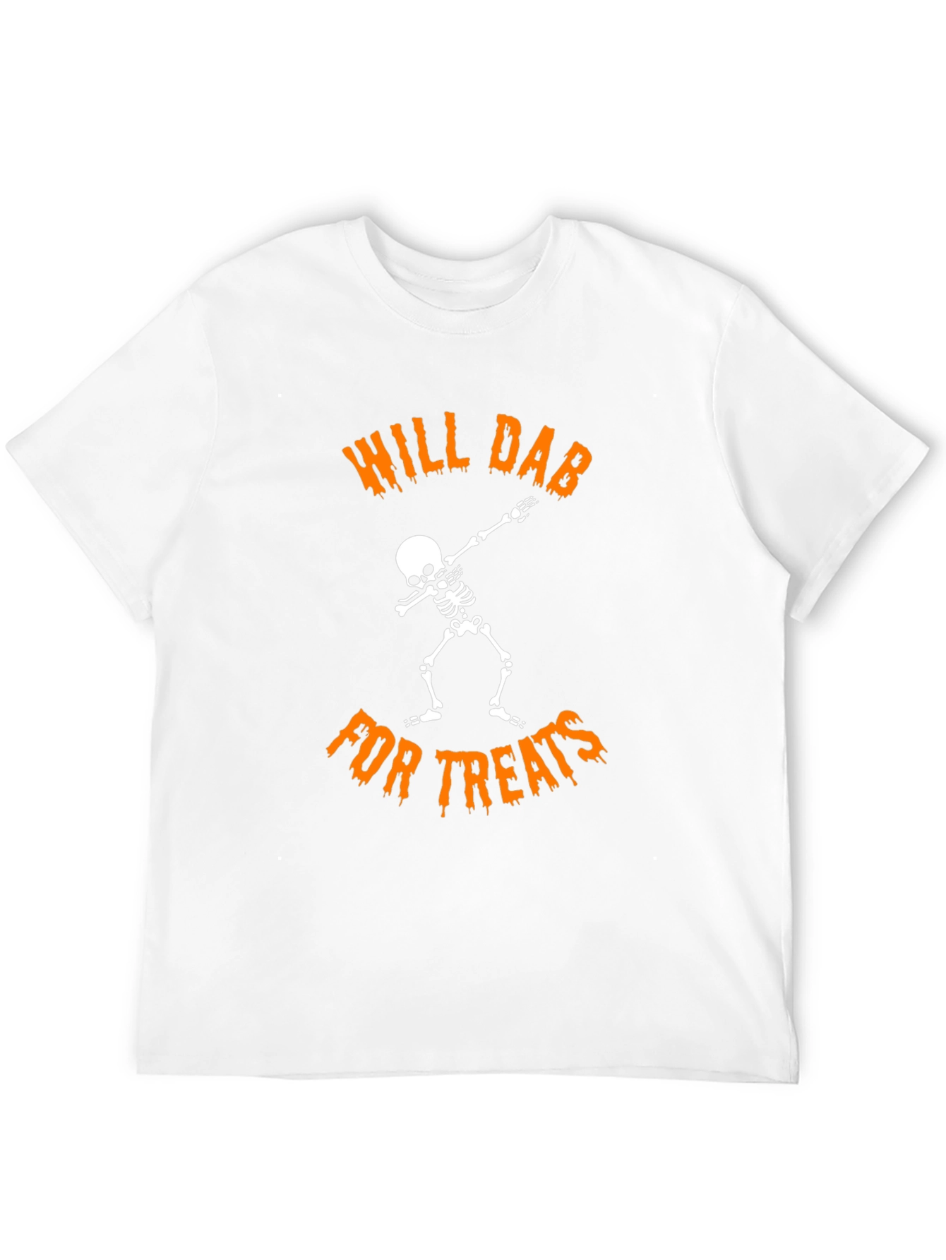 Will Dab For Treats T-Shirt Halloween Skeleton