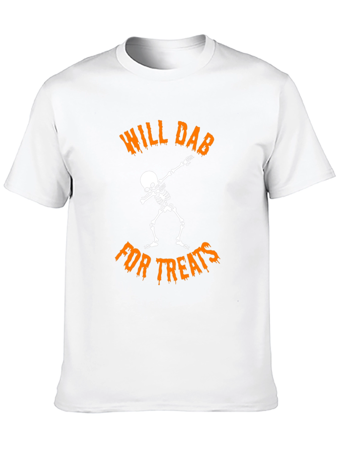 Will Dab For Treats T-Shirt Halloween Skeleton