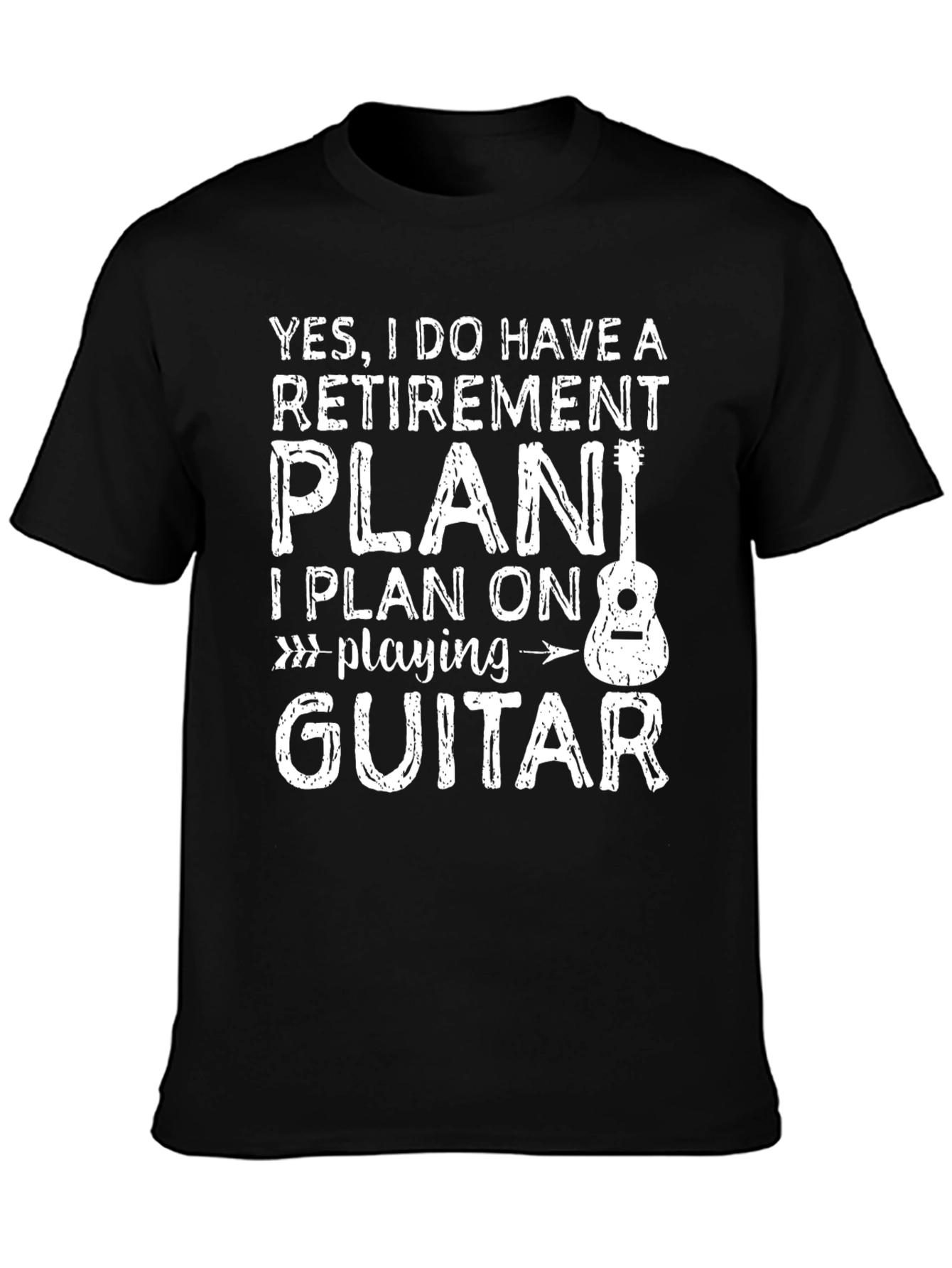 Retirement Plan Guitar T-Shirt