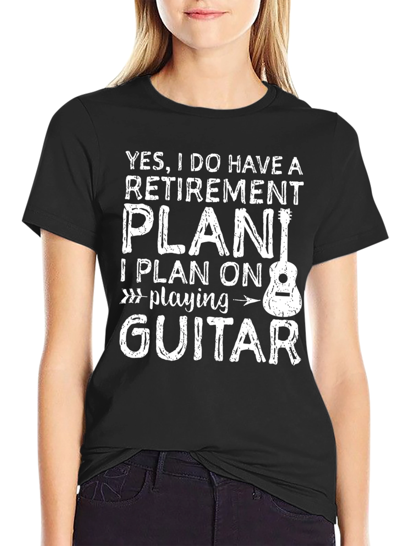 Retirement Plan Guitar T-Shirt