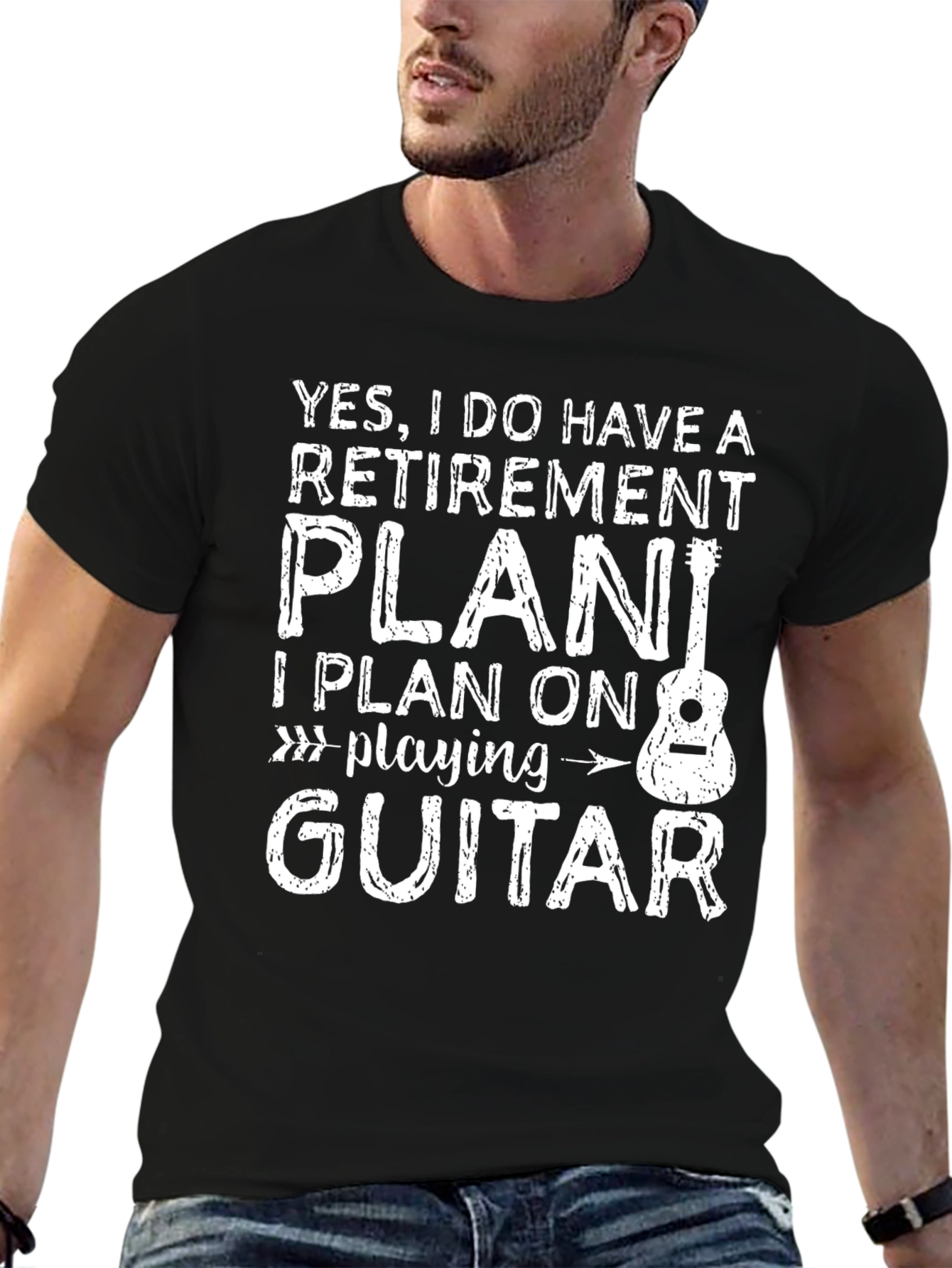 Retirement Plan Guitar T-Shirt