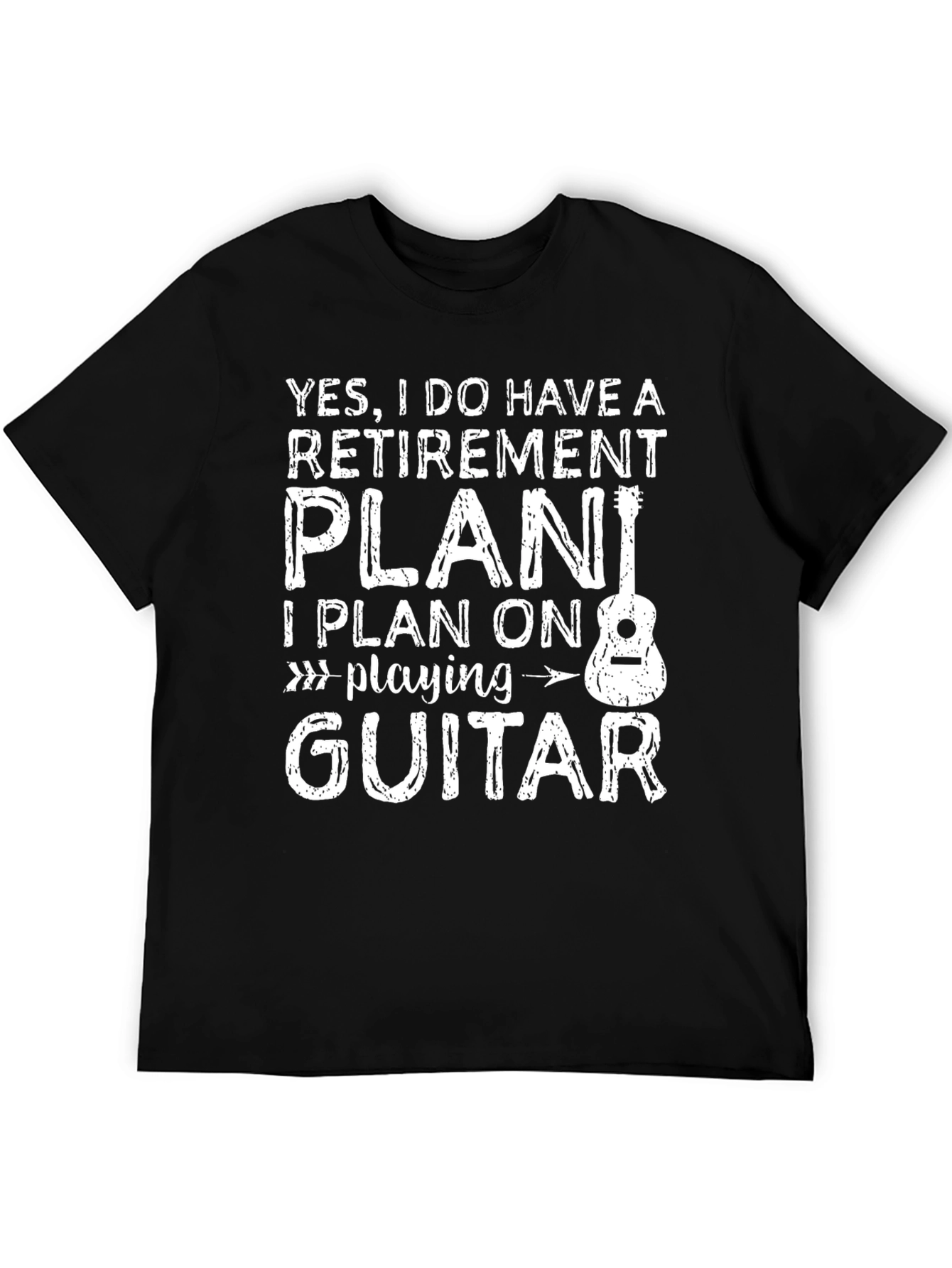 Retirement Plan Guitar T-Shirt