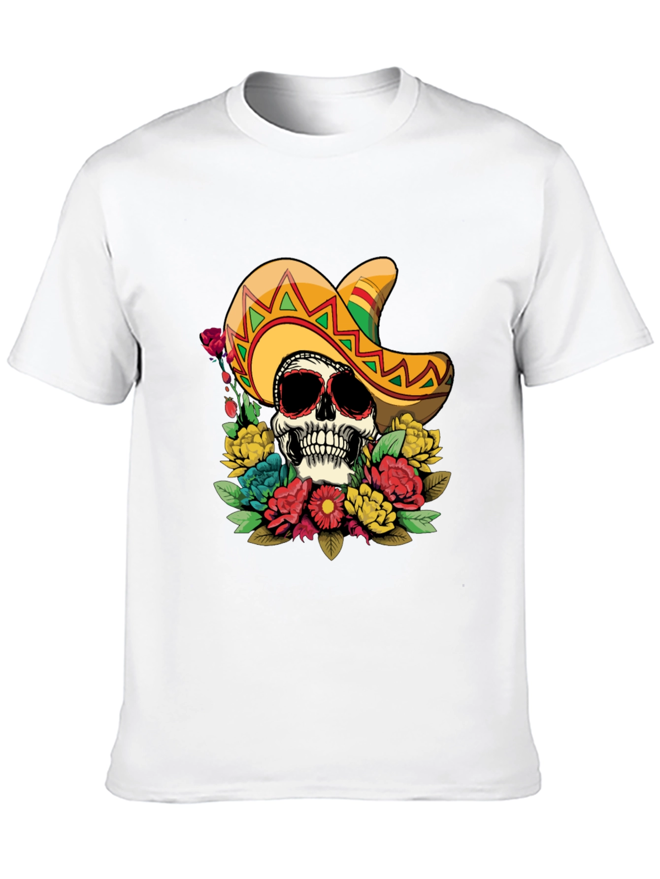 Skull & Sombrero Graphic Tee