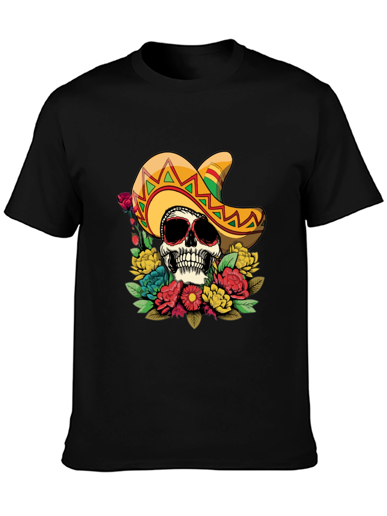 Skull & Sombrero Graphic Tee