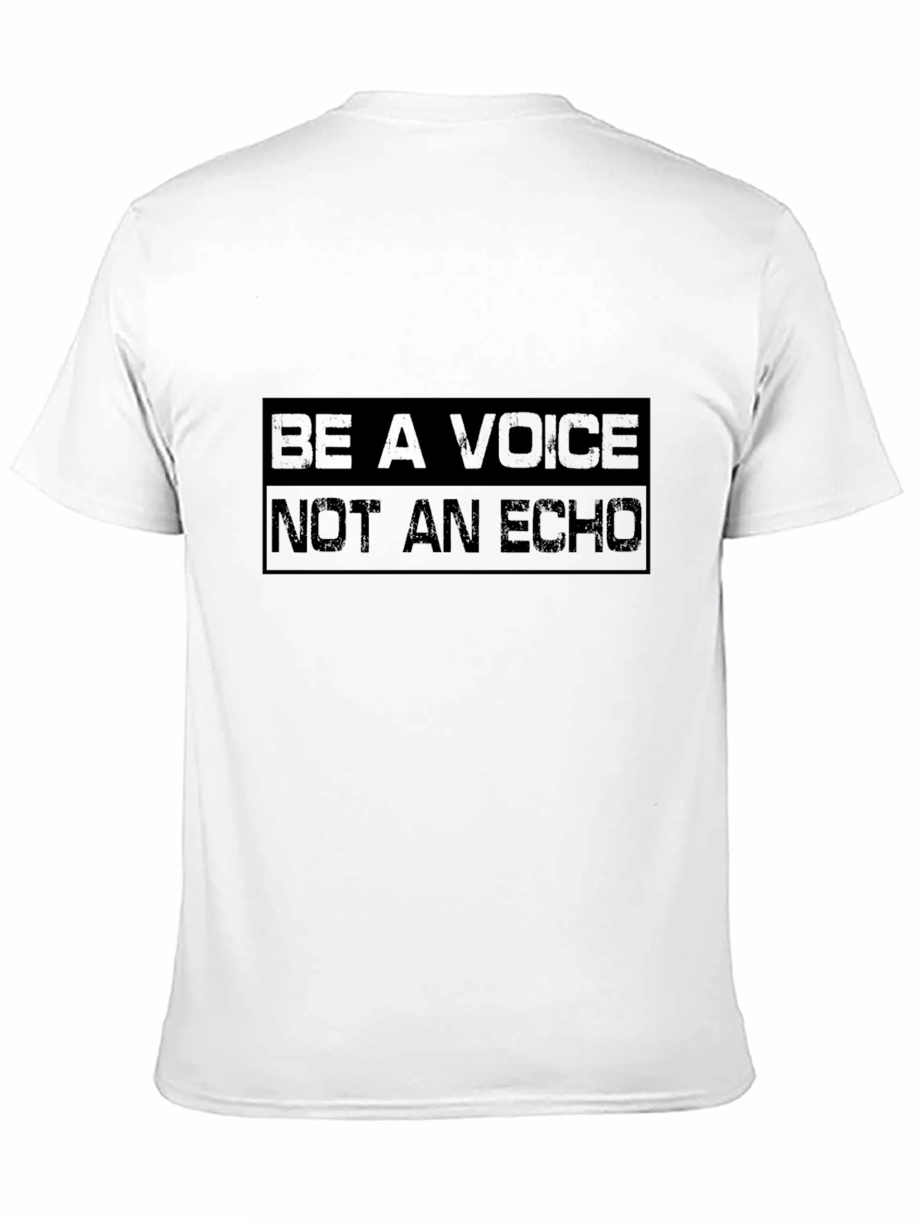 Be A Voice Black Graphic Tee