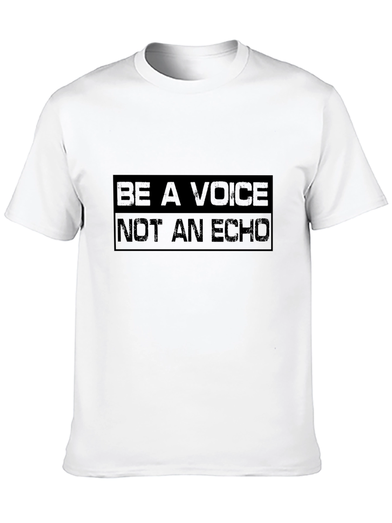 Be A Voice Black Graphic Tee