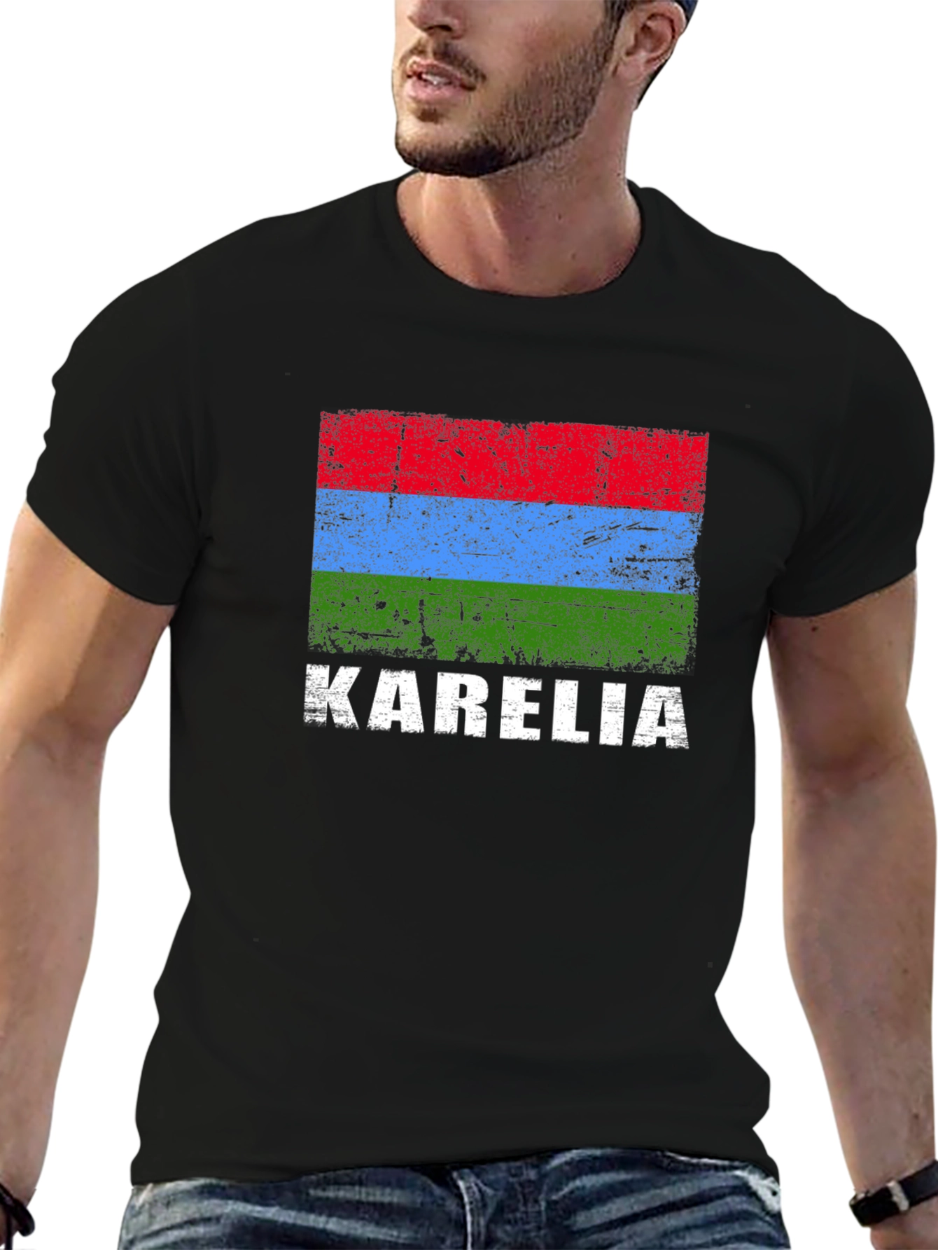 Karelia Flag Graphic T-Shirt