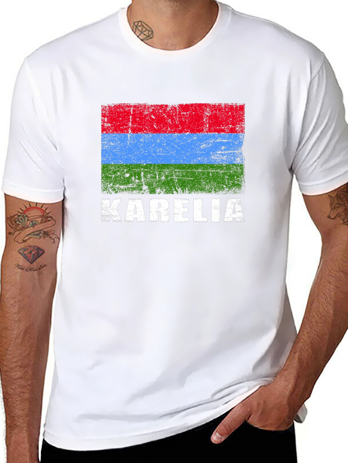 Karelia Flag Graphic T-Shirt