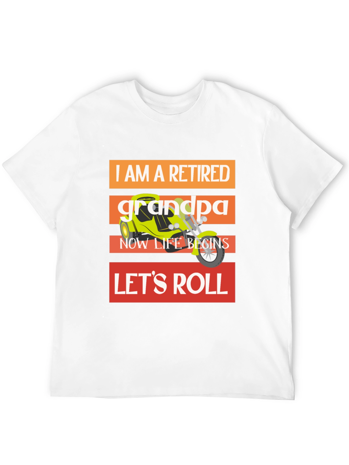 Retired Grandpa Motorcycle T-Shirt