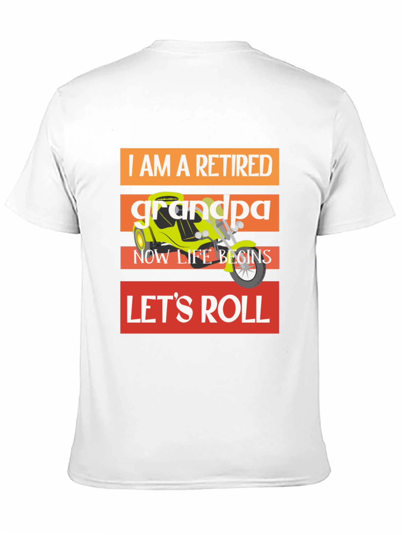 Retired Grandpa Motorcycle T-Shirt