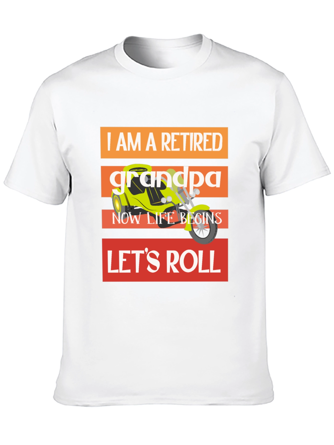 Retired Grandpa Motorcycle T-Shirt