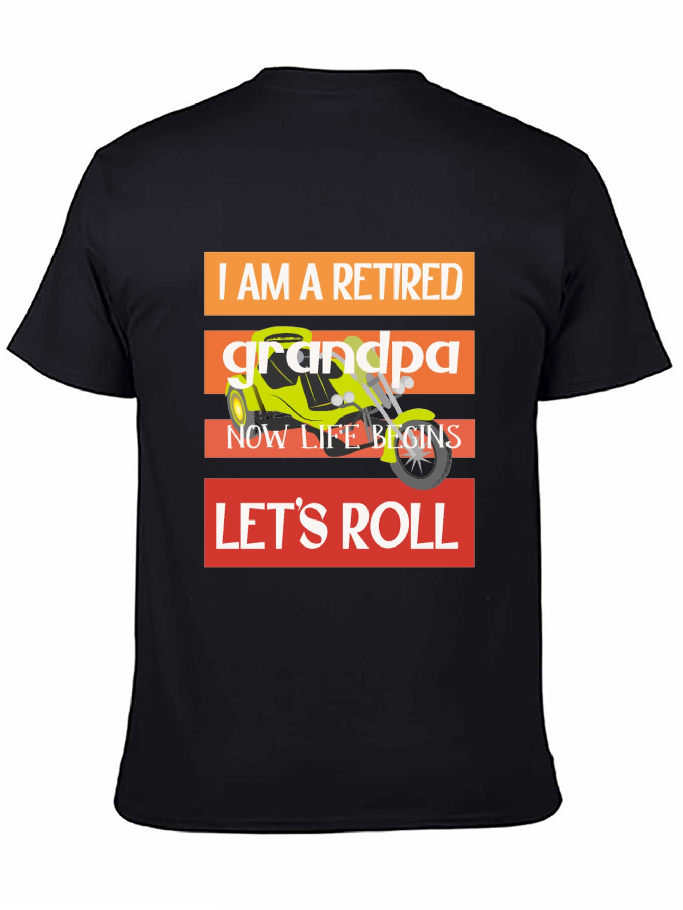 Retired Grandpa Motorcycle T-Shirt
